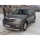 Накладка решётки радиатора 16 мм ТСС для Kia Mohave 2008-2016