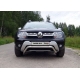 Защита передняя Кенгурятник 60 мм ТСС для Renault Duster 2015-2021