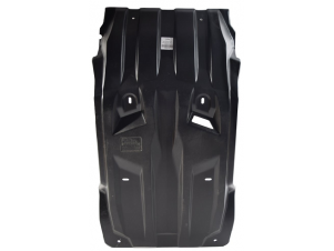 Защита картера и радиатора (композит 8 мм) для Mitsubishi L200 2018-н.в. (V - все; МКПП) №14.31k